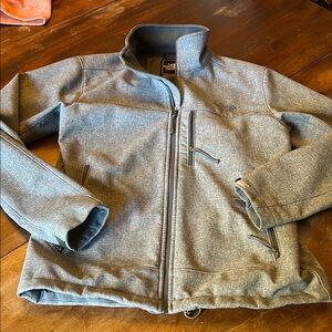 The North Face Gray Performance Jacket Full-Zip Warmth